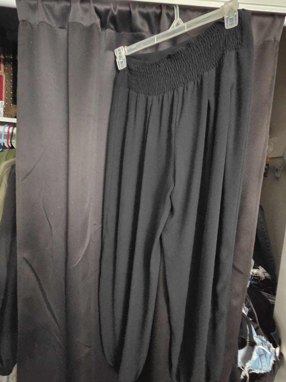Womans Black Lounge Joggers